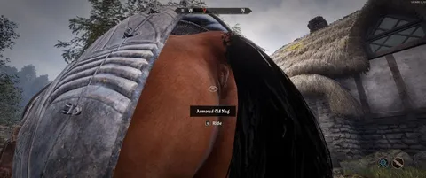 Armored Old Nag Close-Up