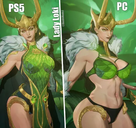 PS5 vs PC Lady Loki
