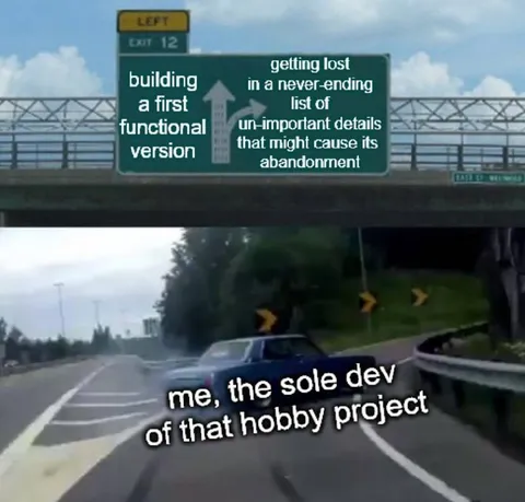 Hobby Project Development Detour