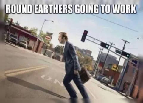 Round Earthers Going to Work