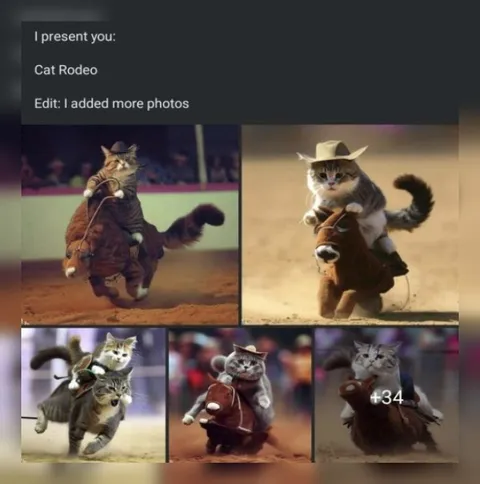 Cat Rodeo Photo Collection