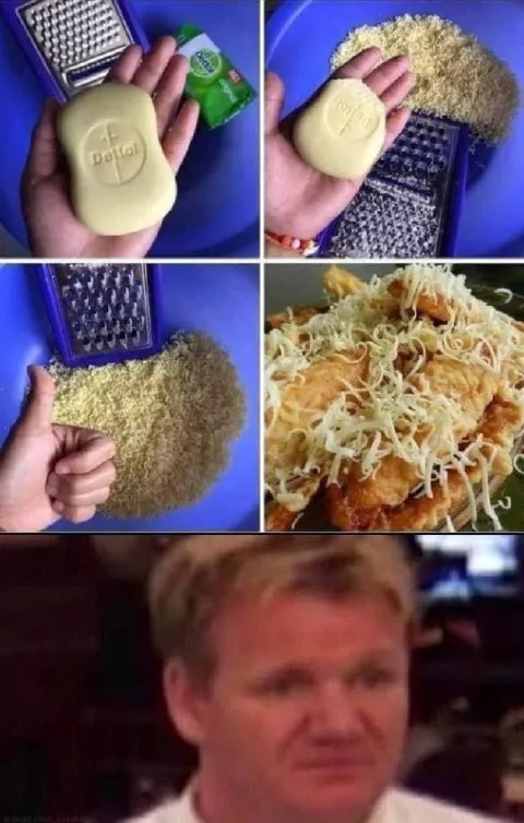 Soap Grater Noodle Disaster