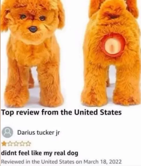 Fake Dog Plush Review