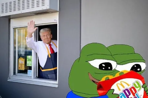 Trump at McDonald's Window