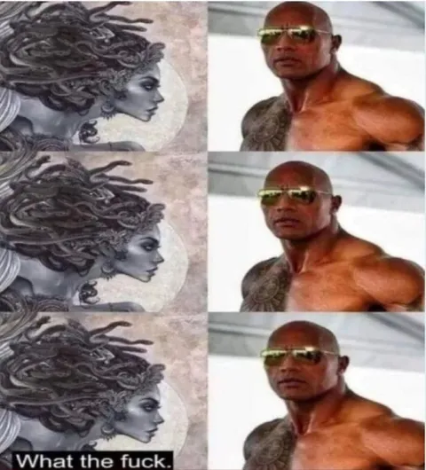 The Rock Sees Medusa