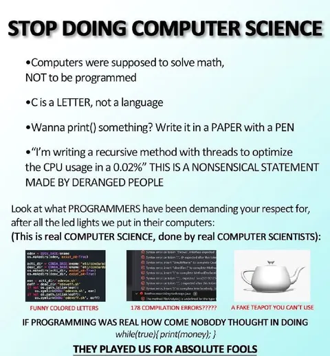 Stop Doing Computer Science