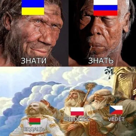 Знати, знать и ведать