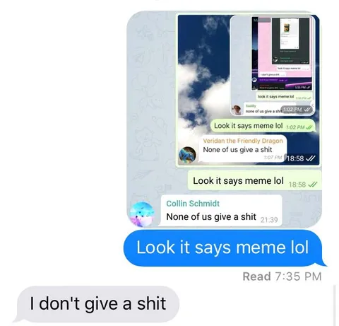 Look It Says Meme Lol
