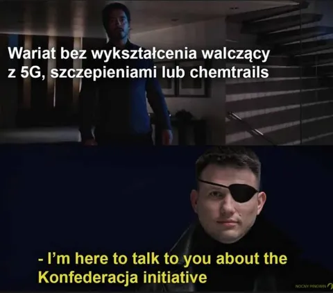 Wariat walczący z teoriami spiskowymi