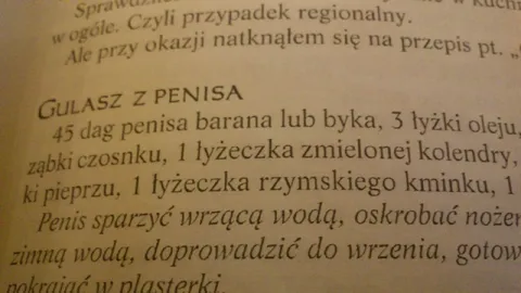 Gulasz z penisa