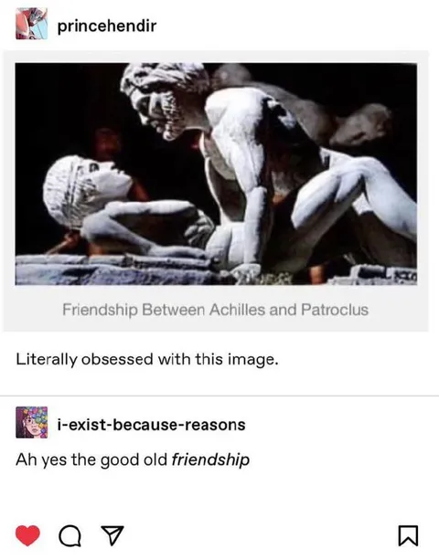 Achilles and Patroclus Friendship
