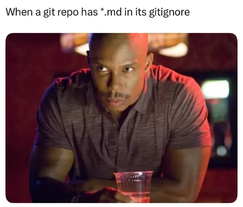 Git repo has wildcard gitignore