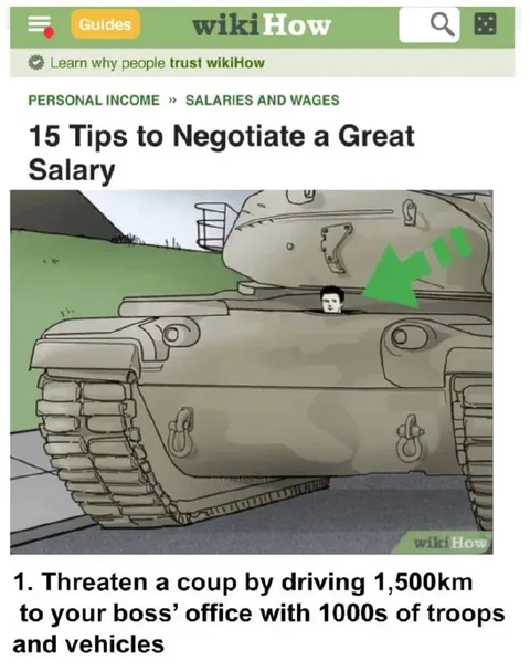 Salary Negotiation With Tanks
