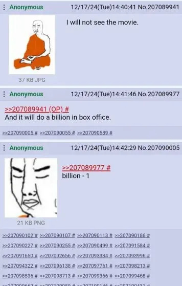 I Will Not See the Movie
