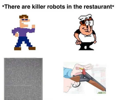 Killer Robots in the Restaurant