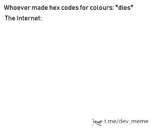 Hex Codes for Colours