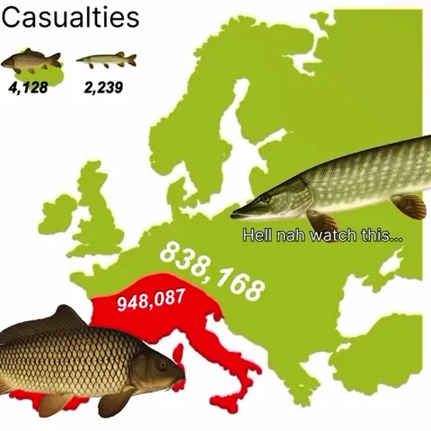 Pike Conquers Southern Europe