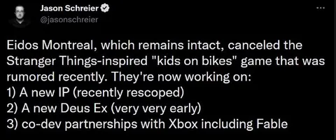 Eidos Montreal Game Announcements