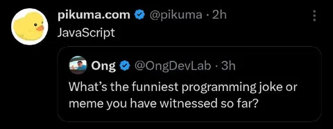 JavaScript Programming Joke Prompt