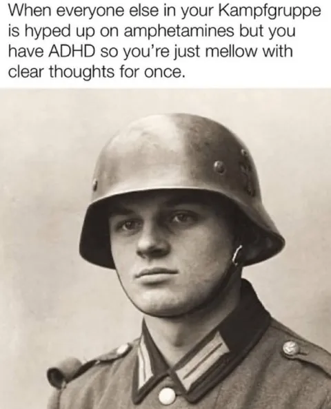 ADHD Soldier With Clear Thoughts