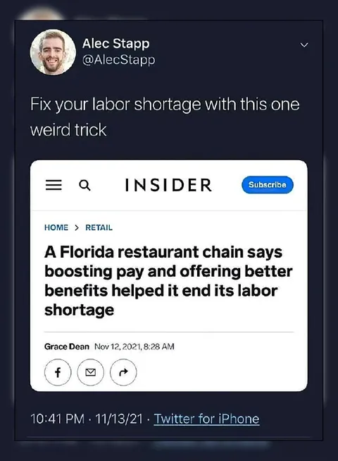 Fix Labor Shortage With One Weird Trick