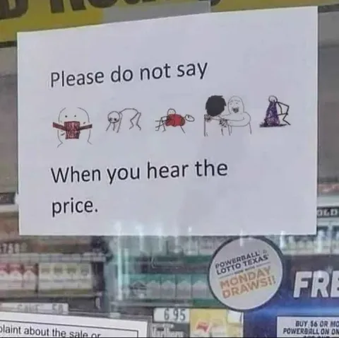 Please Do Not Say the Price