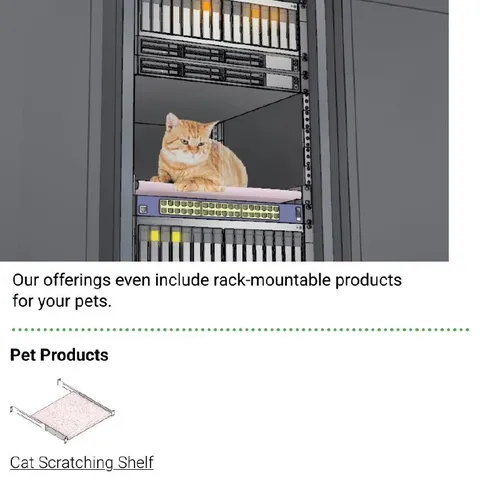 Rack-Mountable Products for Pets