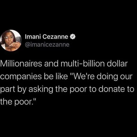 Rich Companies Ask the Poor to Donate