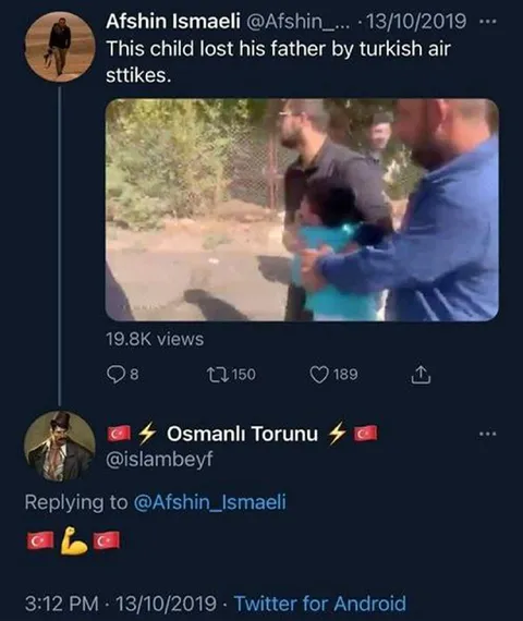 Lost Father Turkish Airstrikes Tweet