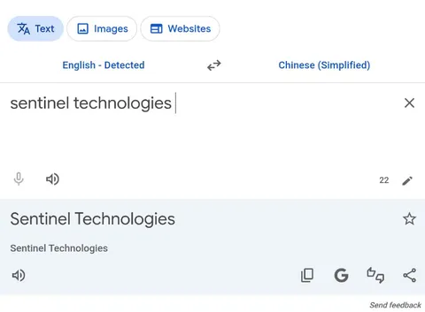 Sentinel Technologies Translation