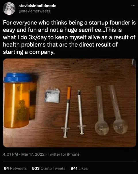 Startup Founder Health Problems