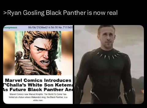 Ryan Gosling Black Panther