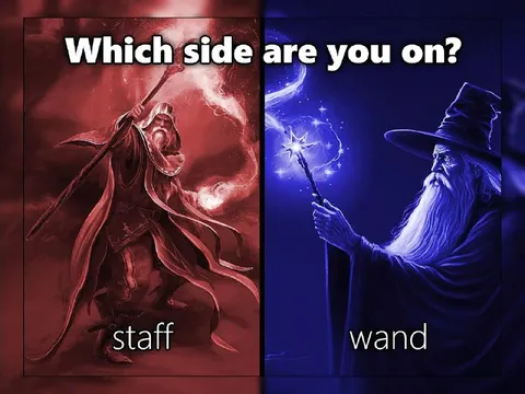 Staff or Wand Wizard Choice
