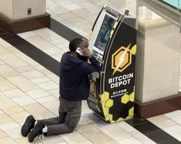 Praying at the Bitcoin ATM