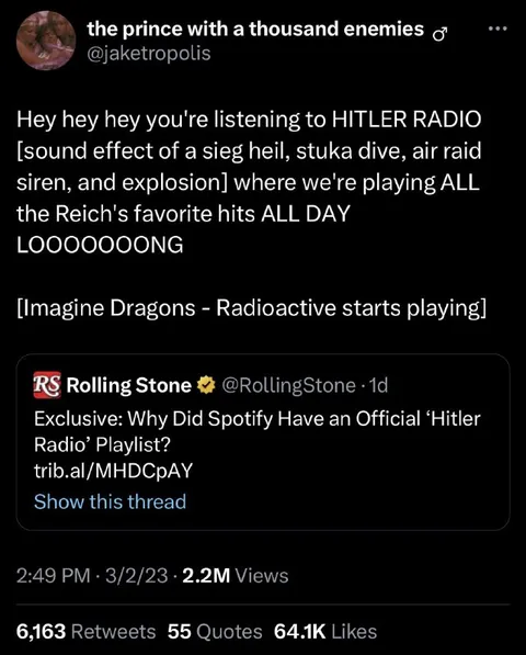Hitler Radio Plays Radioactive