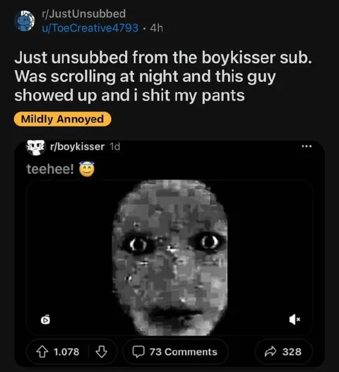 Creepy Boykisser Jump Scare