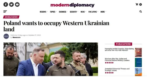 Poland Wants Western Ukraine