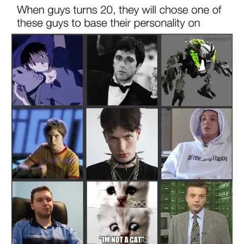 Guys Choose a Personality at 20