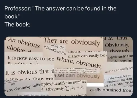The Book Says Obviously