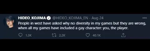 The Player Is the Gay Character