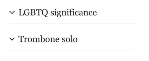 LGBTQ Significance Trombone Solo