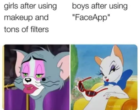 Girls Versus Boys FaceApp Results