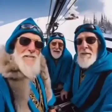 Волшебники отрываются на снегу