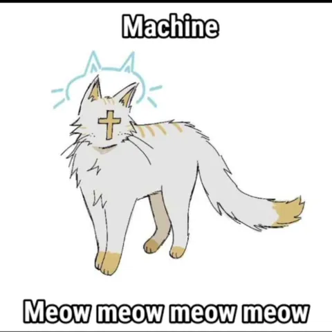 Machine Cat Sings Meow