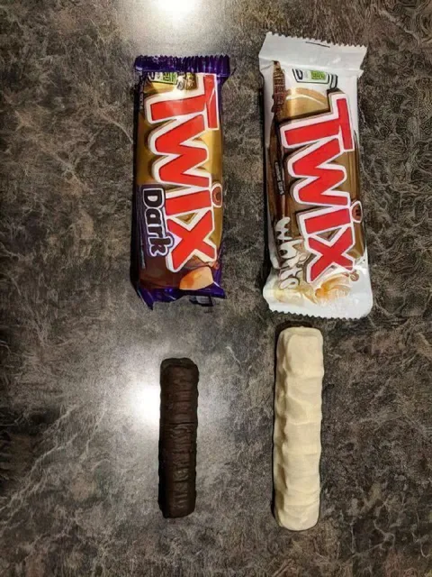 Twix Dark Versus White
