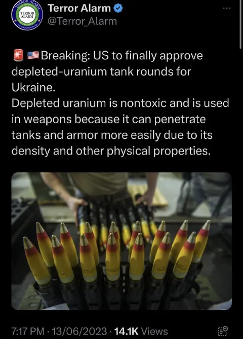 Depleted Uranium Is Nontoxic
