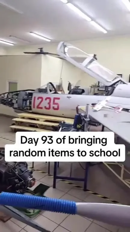 Day 93 Bringing a Fighter Jet to School