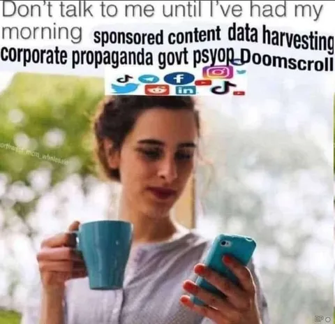 Morning Doomscrolling Ritual