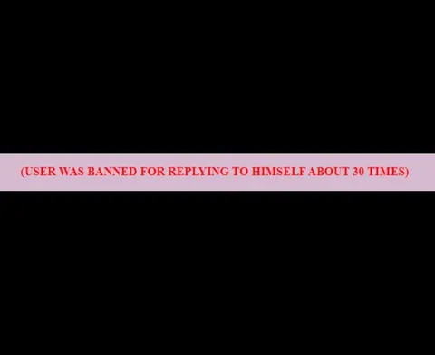 Banned for Replying to Himself