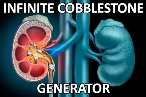 Infinite Cobblestone Generator